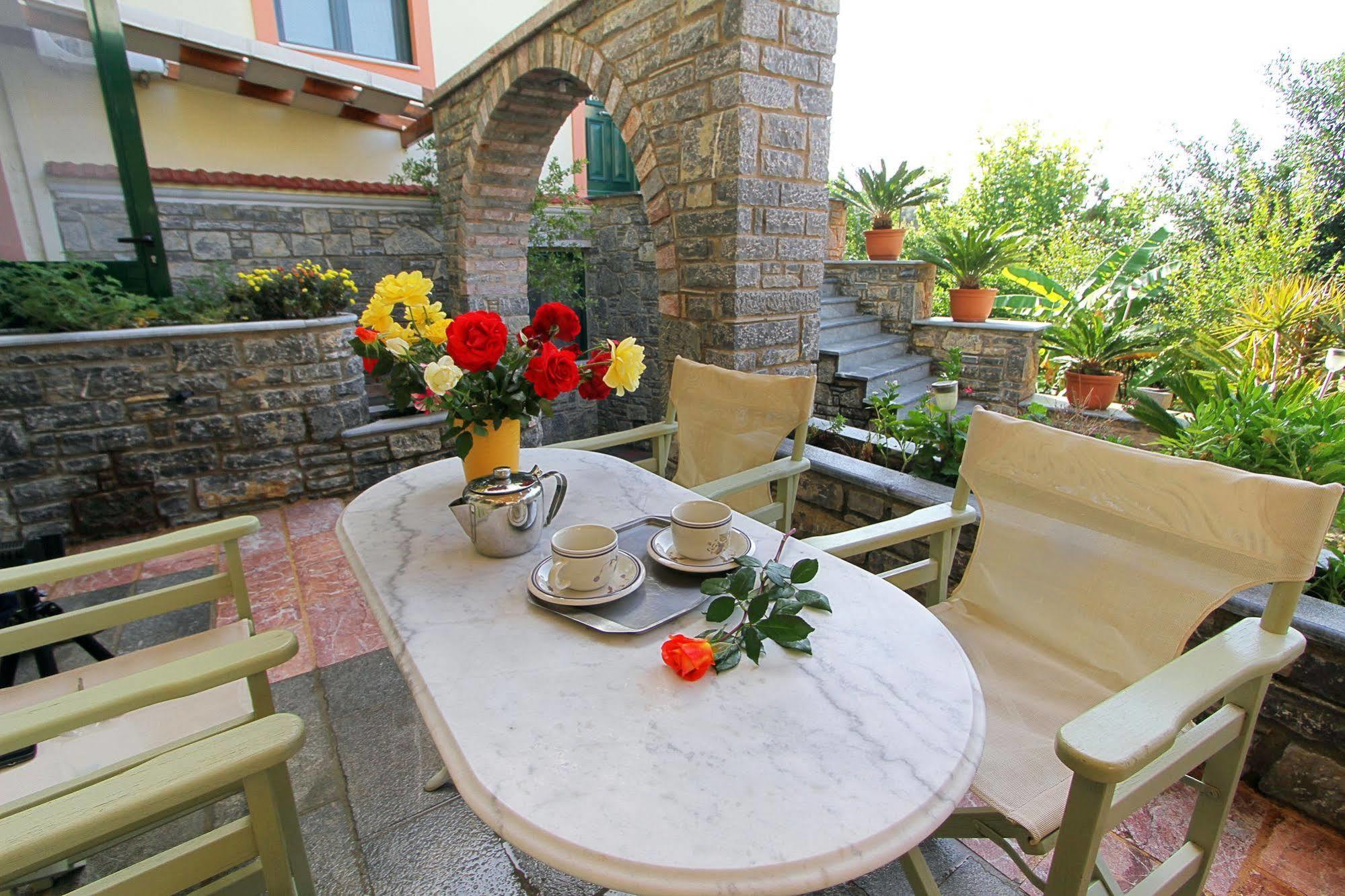 Cozy Residences In The Center Of Volissos Village - Lydia Lithos- מראה חיצוני תמונה